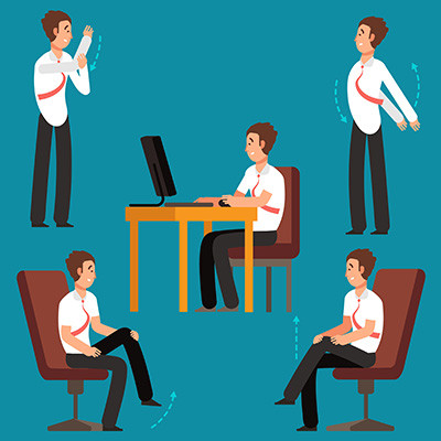 Here Are Some Desk Exercises to Keep You Healthy at Work